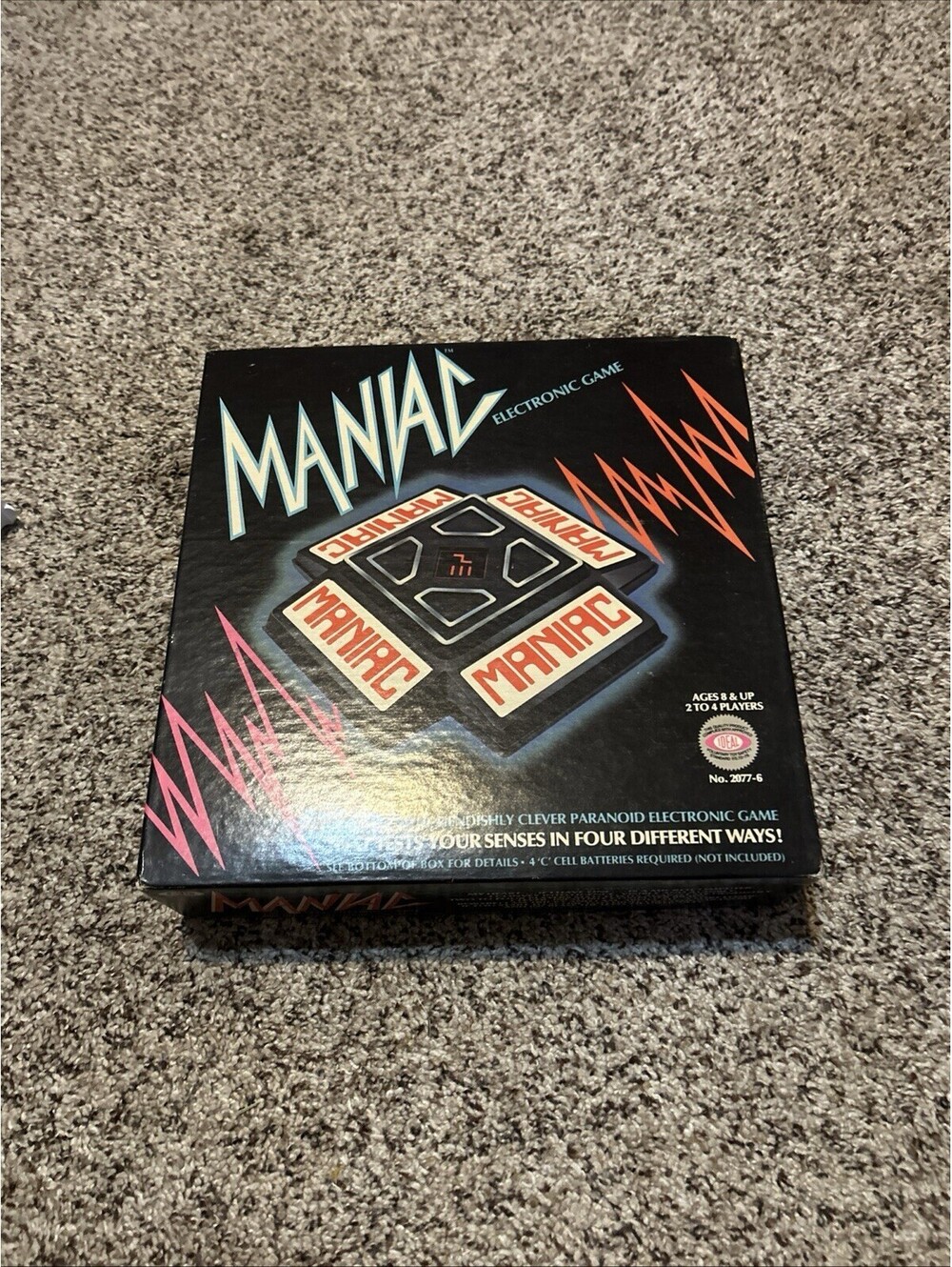 Vintage 1979 Ideal MANIAC Game Tested Working